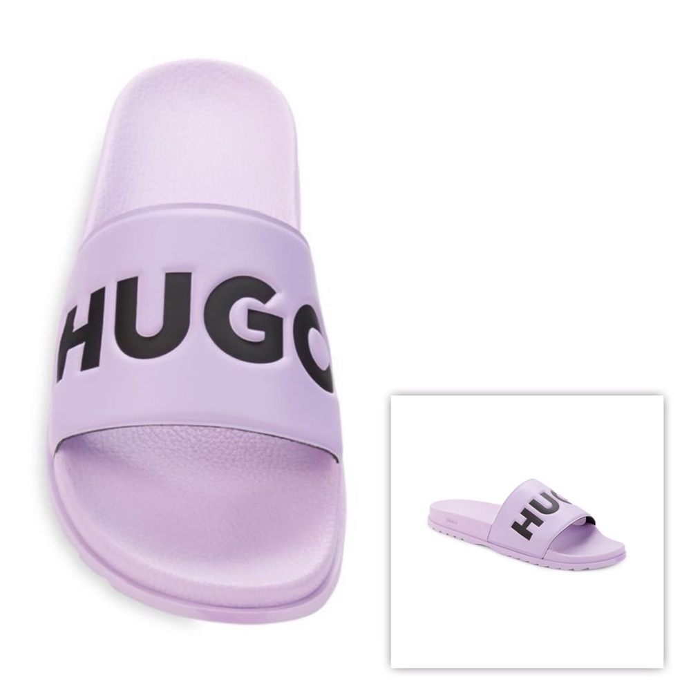 New! Hugo Boss Men’s Logo Slides